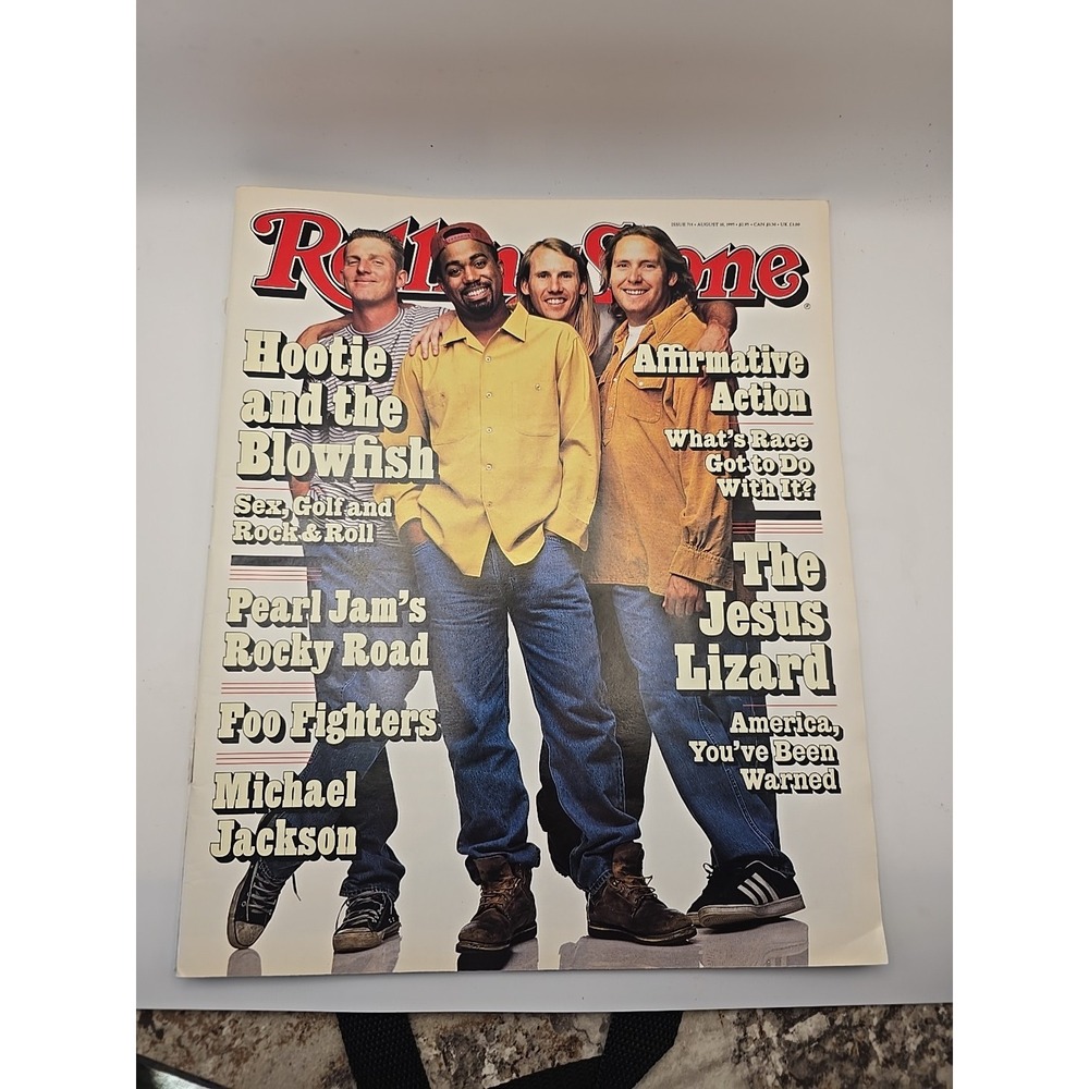 Rolling Stone Magazine - August 1995 #714 Hootie and the Blowfish (VINTAGE)
